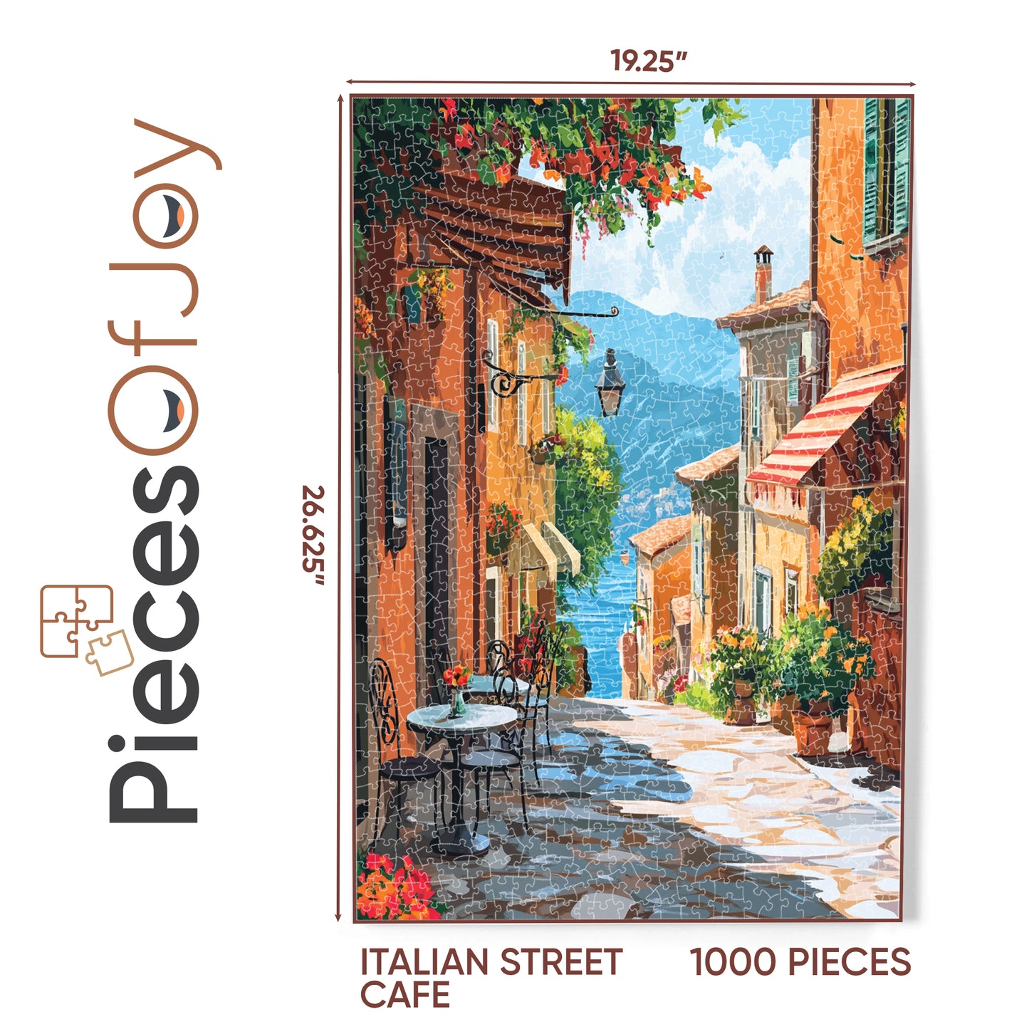 PiecesOfJoy Jigsaw Puzzle, Italian Street Cafe