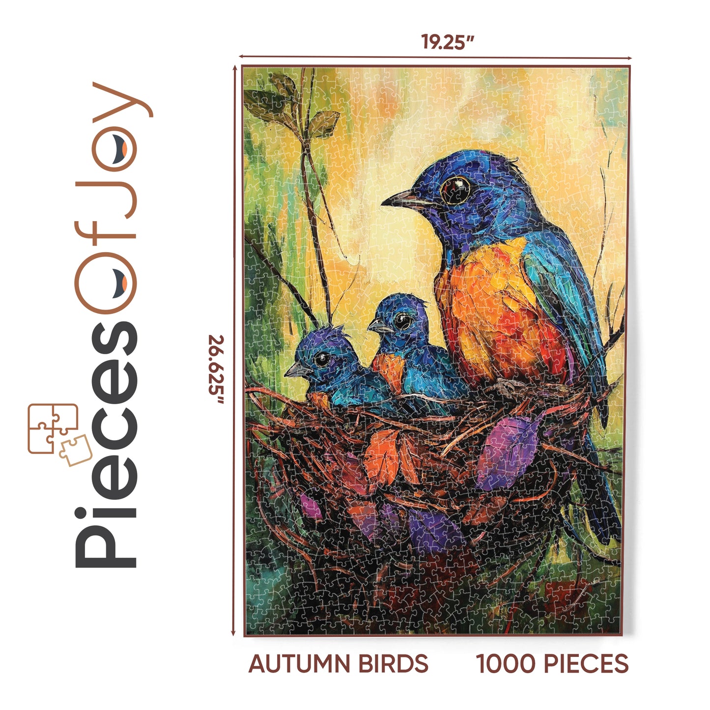 PiecesOfJoy Jigsaw Puzzle, Autumn Birds