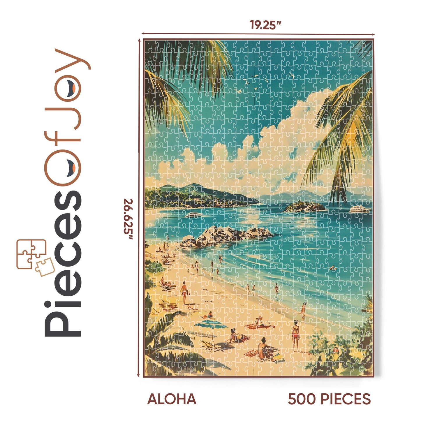 PiecesOfJoy Piece Jigsaw Puzzle, Aloha