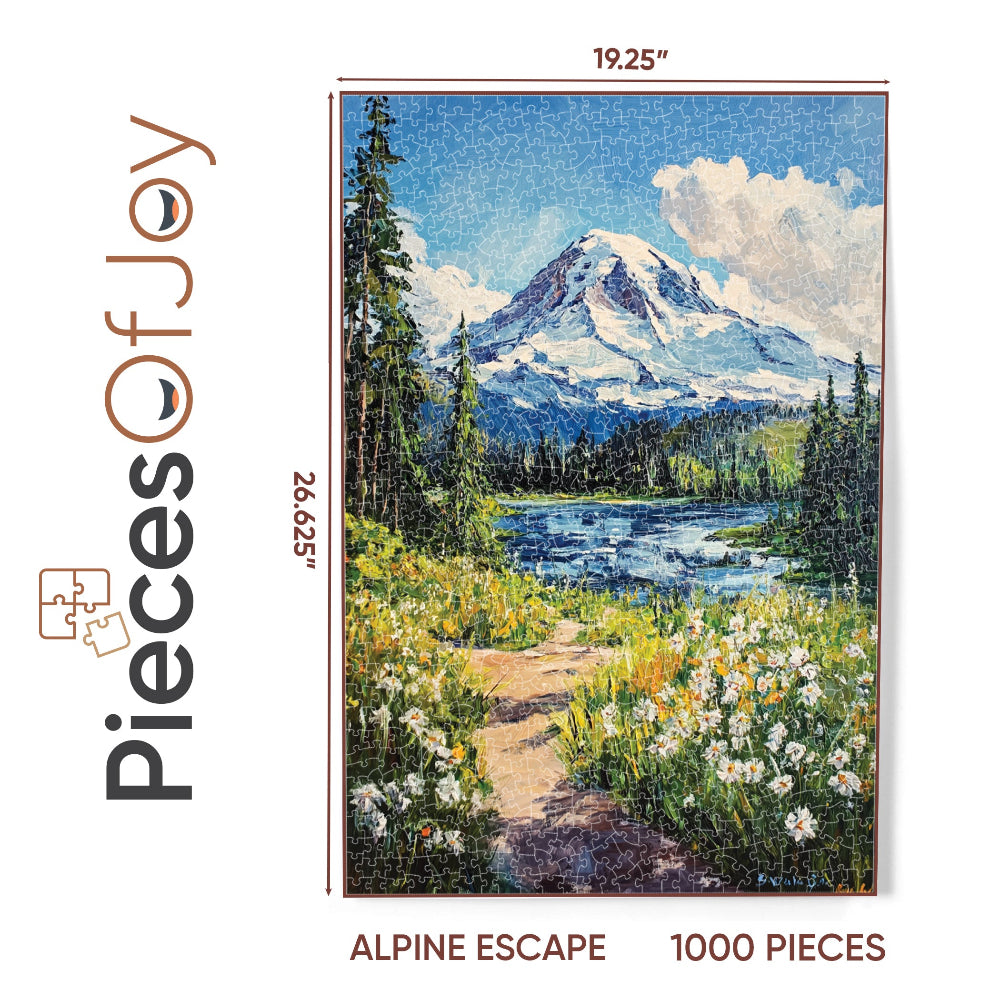 PiecesOfJoy Jigsaw Puzzle, Alpine Escape