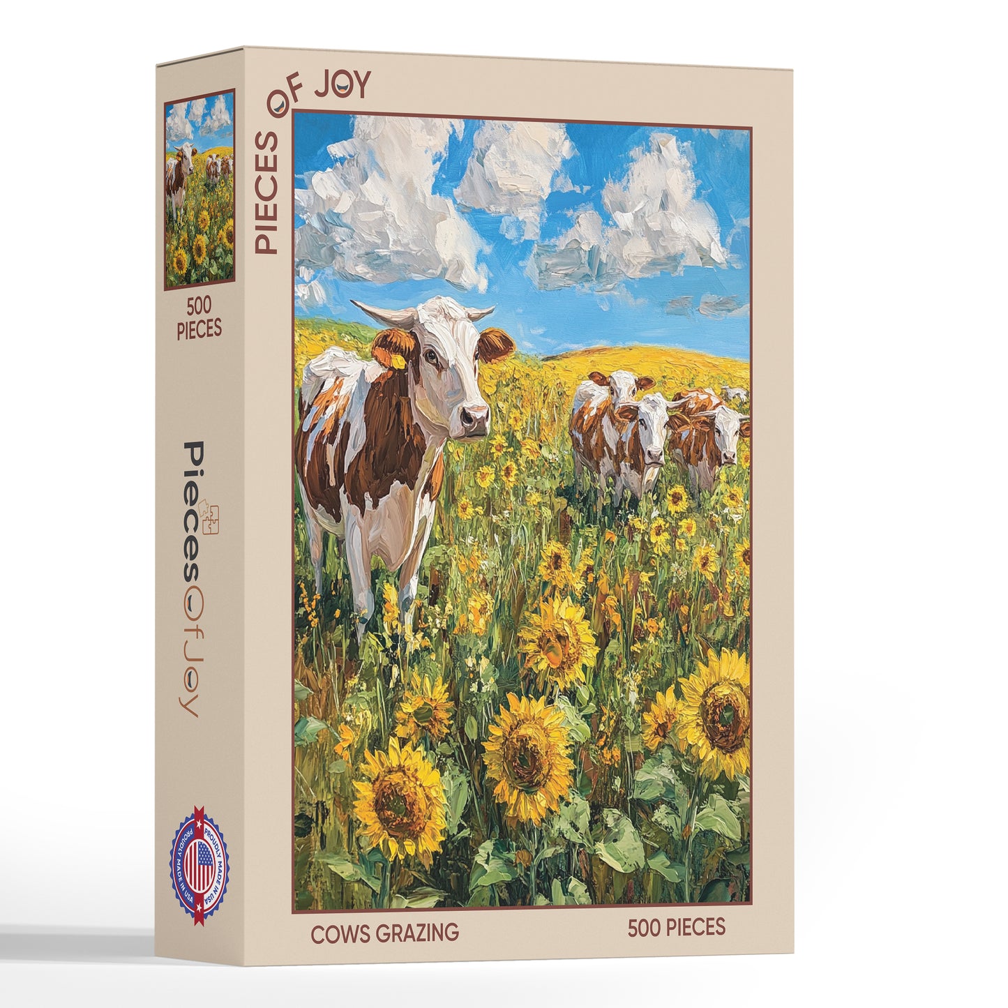 PiecesOfJoy Jigsaw Puzzle, Cows Grazing