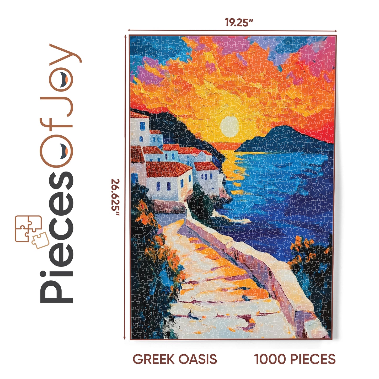 PiecesOfJoy Jigsaw Puzzle, Greek Oasis