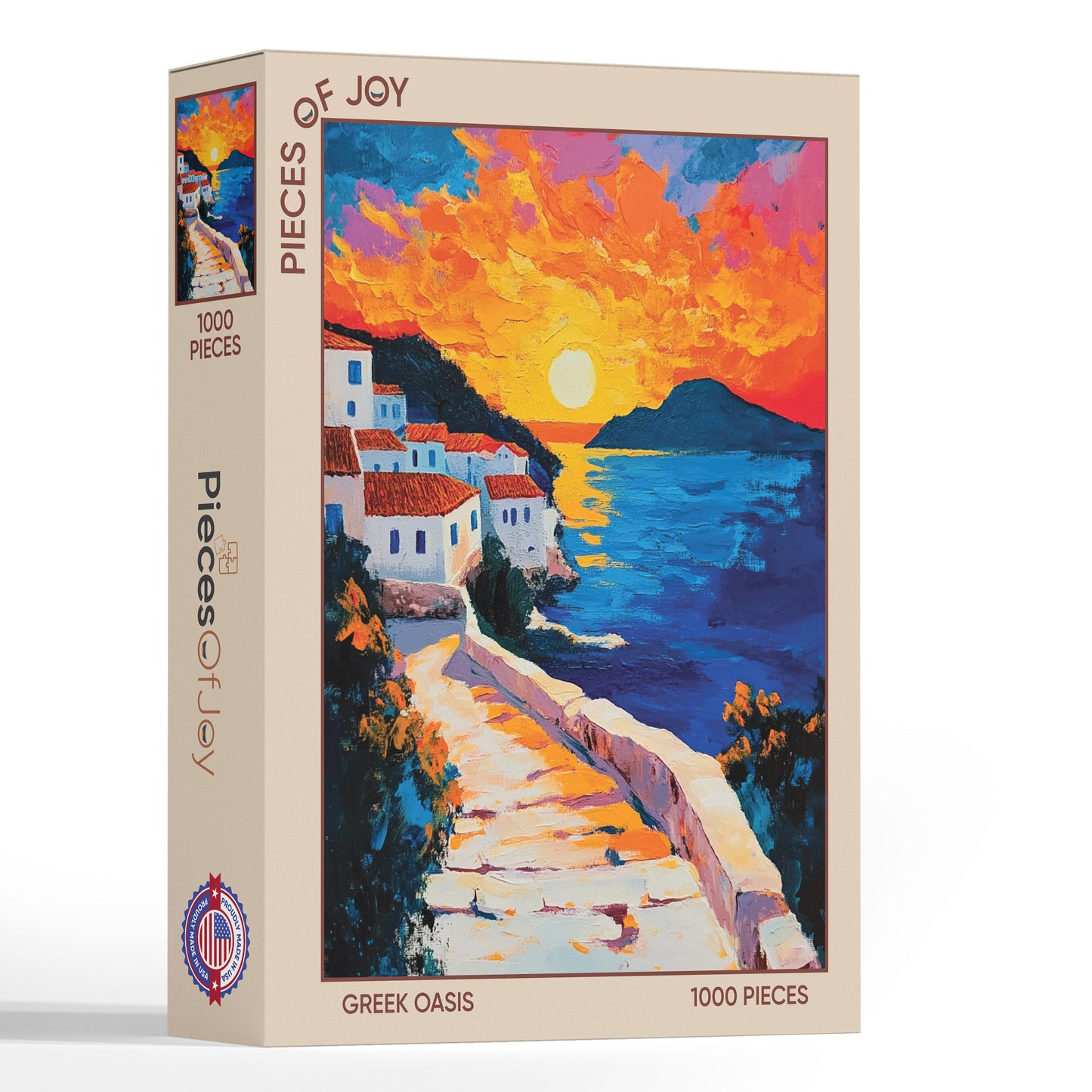 PiecesOfJoy Jigsaw Puzzle, Greek Oasis