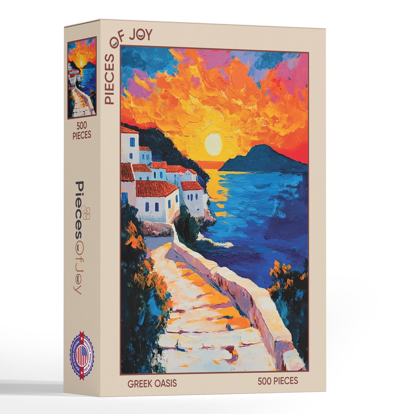 PiecesOfJoy Jigsaw Puzzle, Greek Oasis