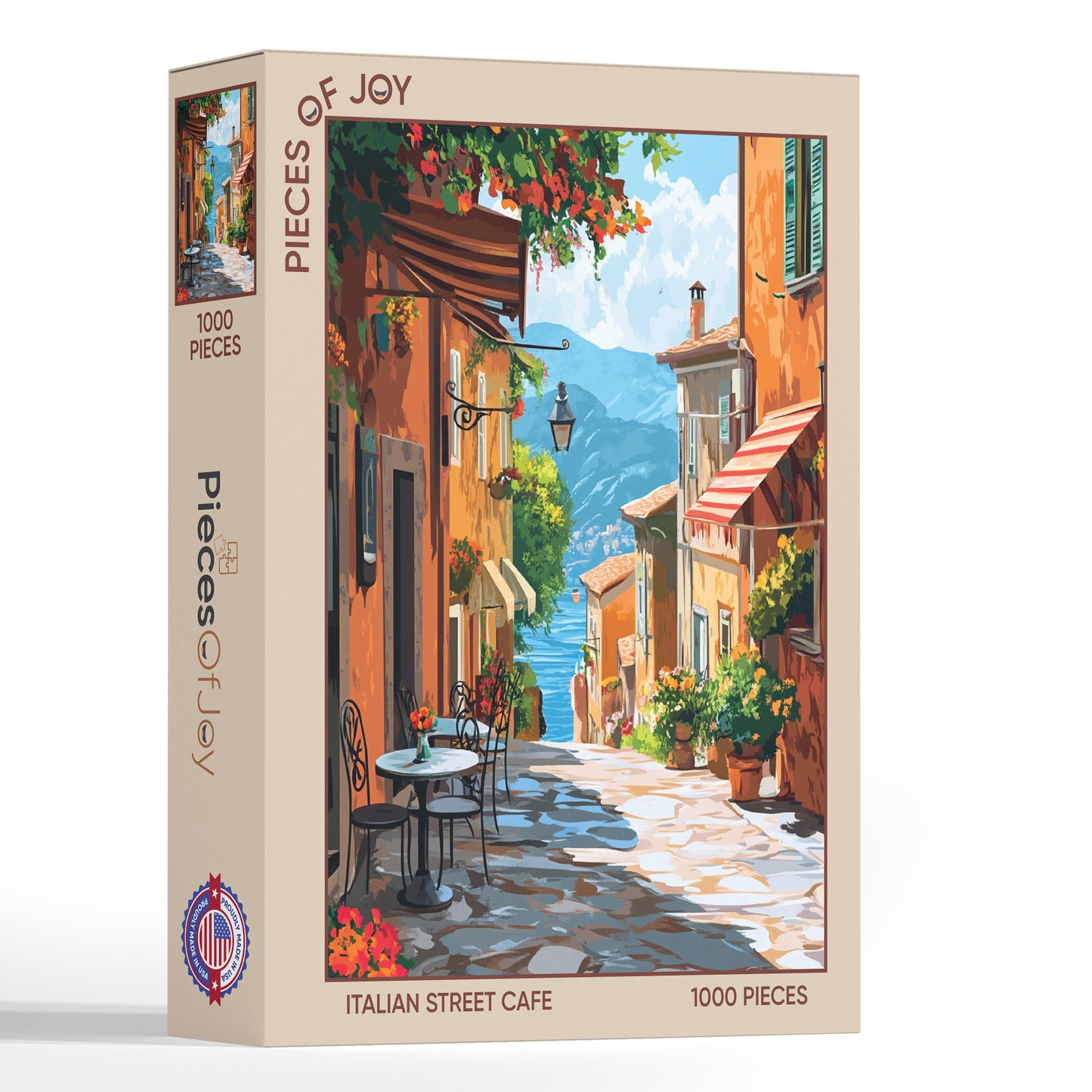 PiecesOfJoy Jigsaw Puzzle, Italian Street Cafe