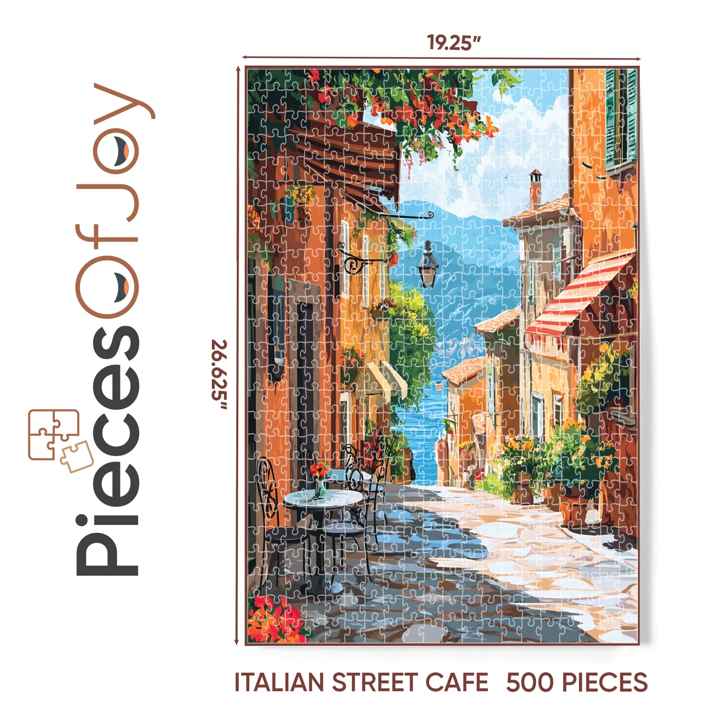 PiecesOfJoy Jigsaw Puzzle, Italian Street Cafe