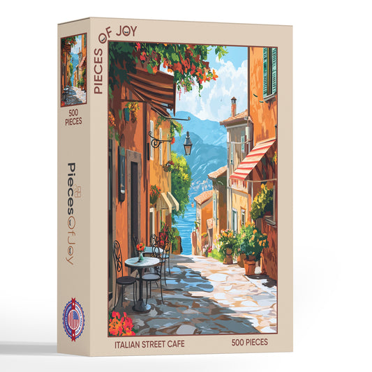 PiecesOfJoy Jigsaw Puzzle, Italian Street Cafe