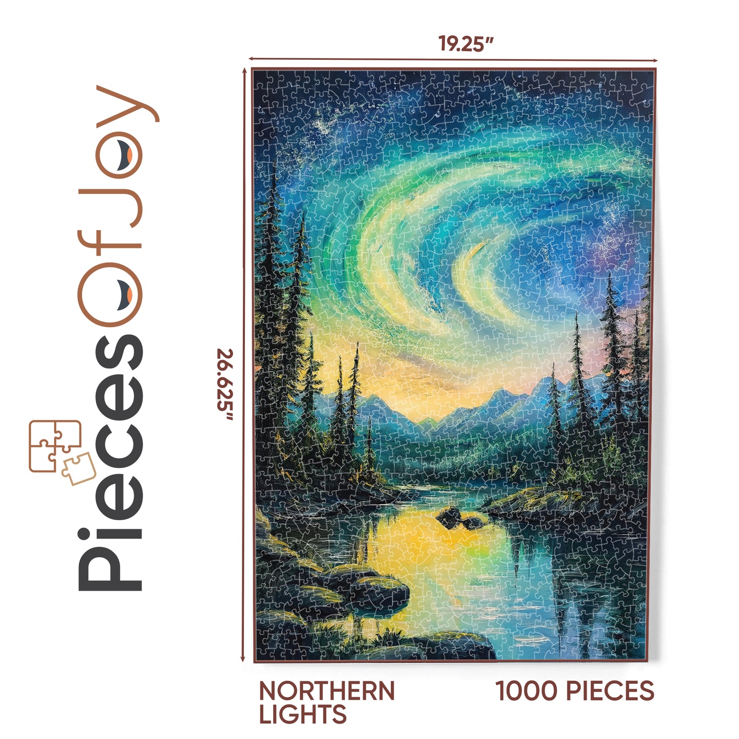 PiecesOfJoy Jigsaw Puzzle, Northern Lights