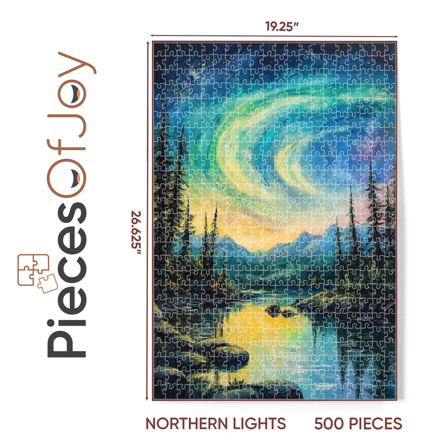 PiecesOfJoy Jigsaw Puzzle, Northern Lights