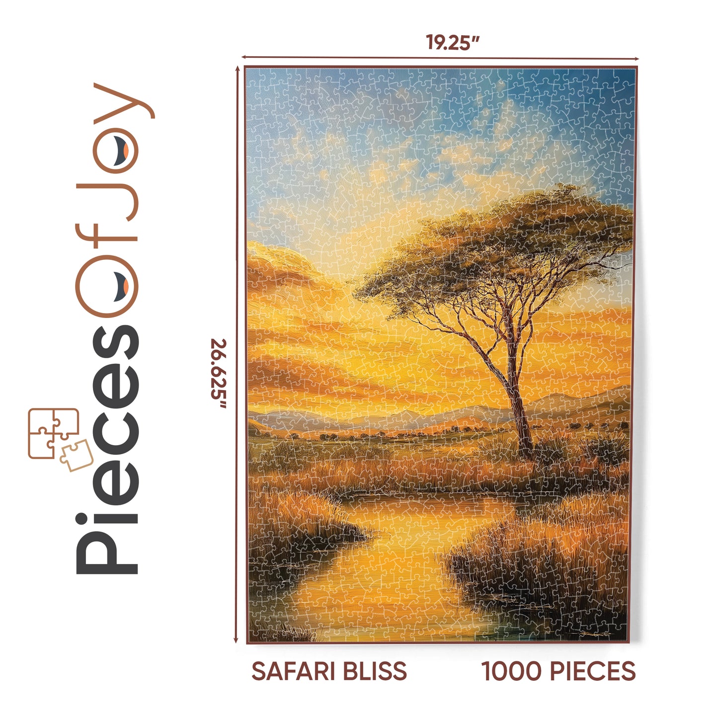 PiecesOfJoy Jigsaw Puzzle, Safari Bliss