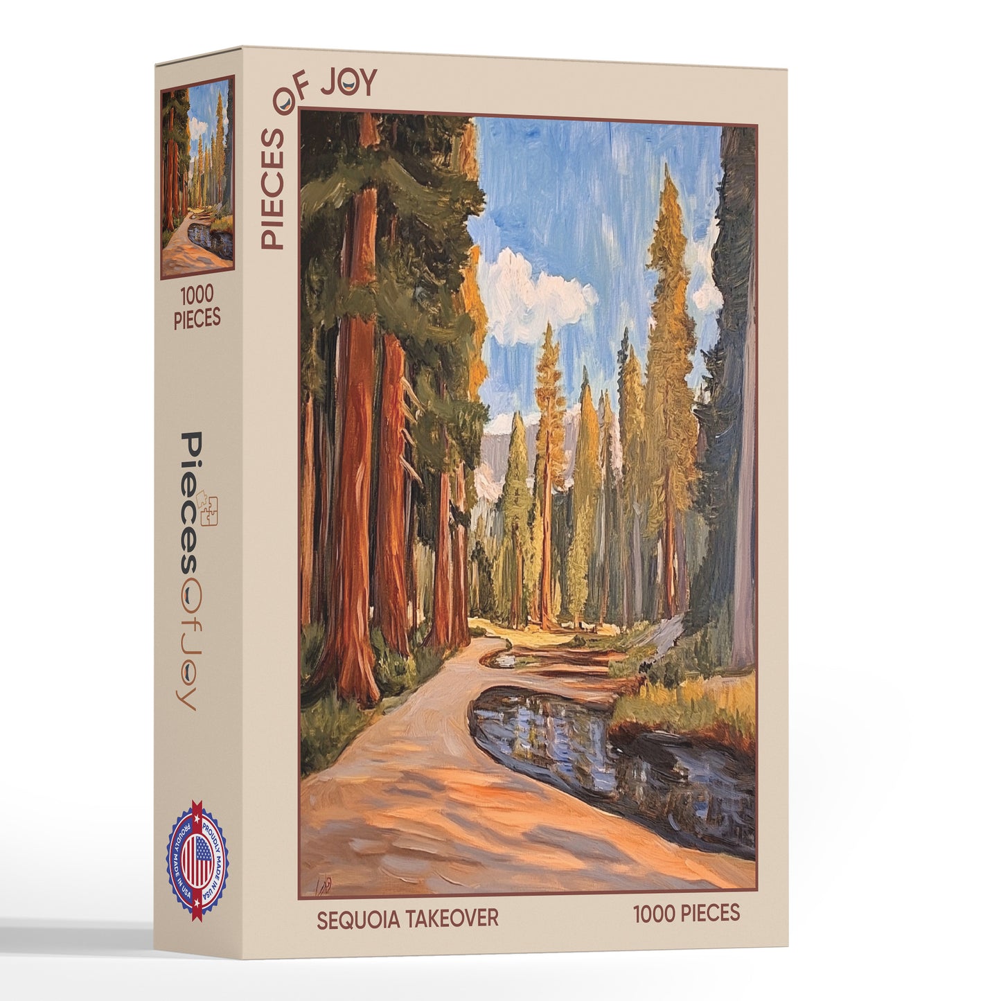 PiecesOfJoy Jigsaw Puzzle, Sequoia Takeover