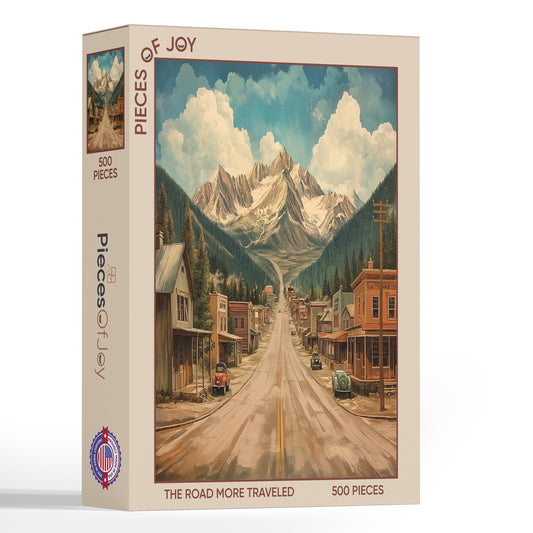 PiecesOfJoy Jigsaw Puzzle, Road More Traveled