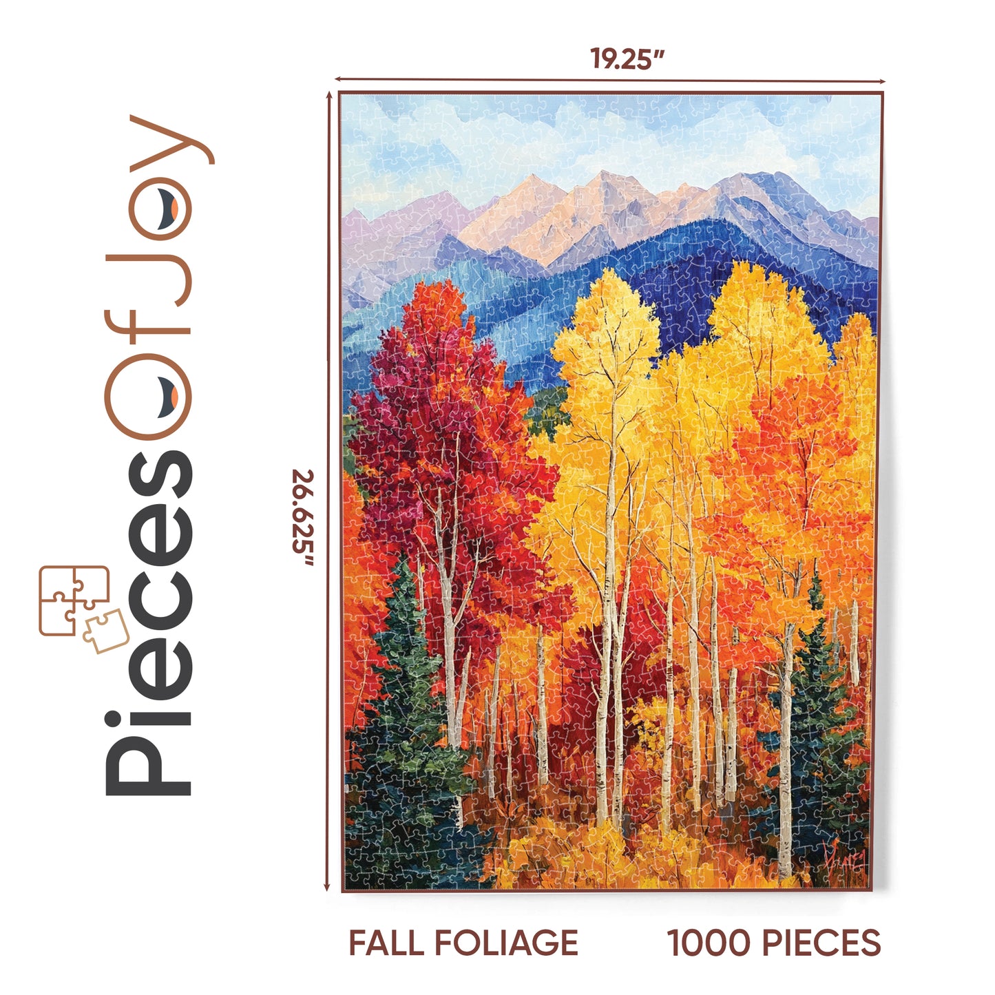 PiecesOfJoy Piece Jigsaw Puzzle, Fall Foliage